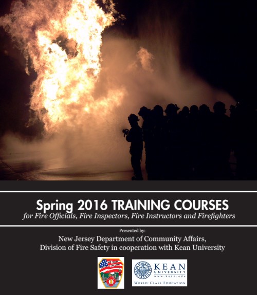 Kean fire safety course brochure
